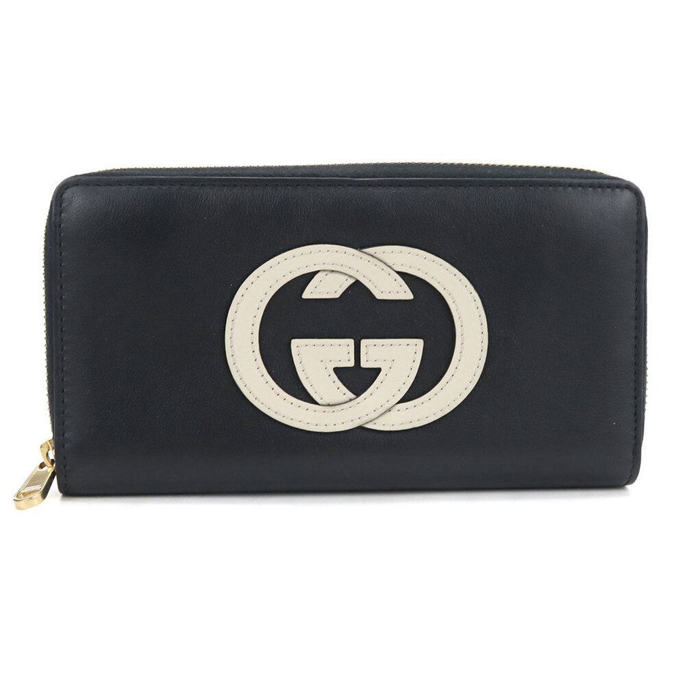 GUCCI Gucci Long Wallet, Round Zipper, 658839, Interlocking G, Men's/Women's,...